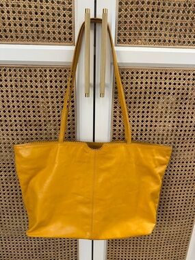 LATICO Leather Mustard Tote Bag - made in the USA